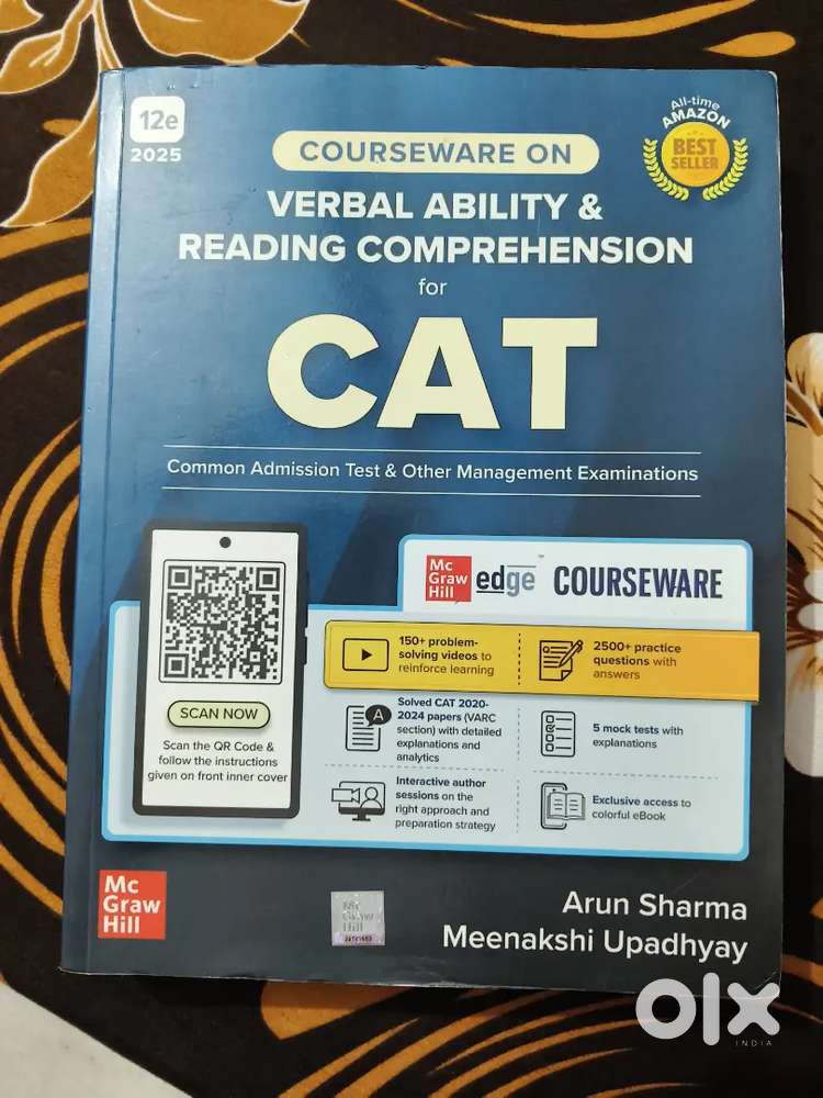 Cat varc exam preparation book fully new