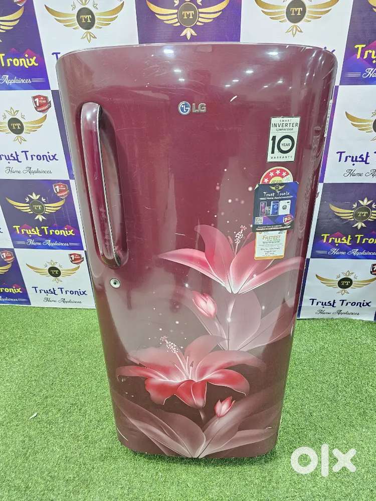 #080RTT ice making flower 190ltrs LG single door fridge
