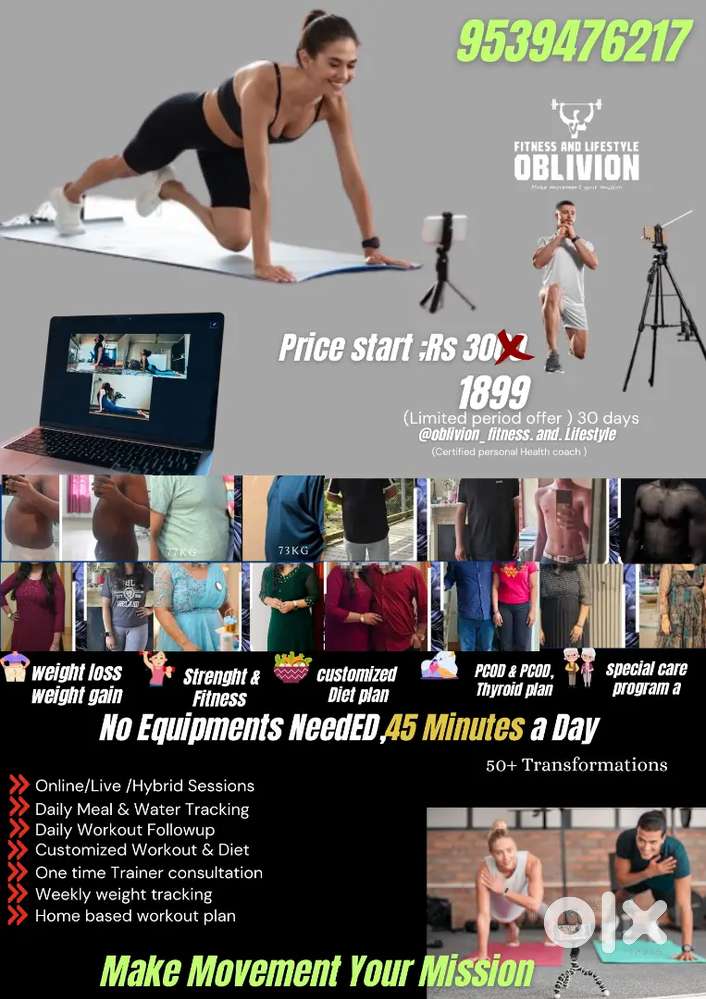 Weight loss And (pcod, Thyroid) reverse program