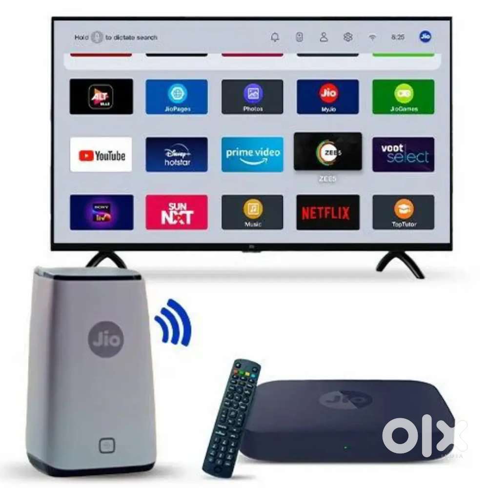 Turn your tv non smart tv to smart tv with jio box