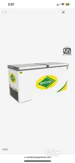 WESTERN 550 liter  5 Star  Deep freezer of MRP Rs33500