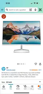 HP Screen Monitor - 4 months old