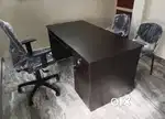 Manager table with chair