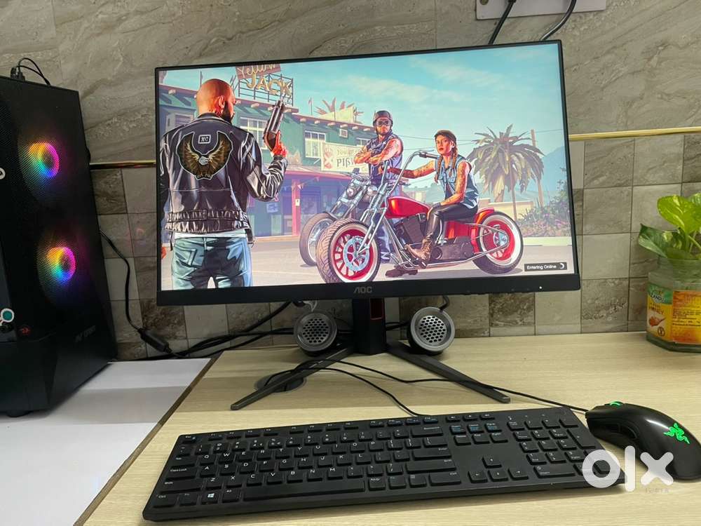 High-Performance Gaming PC - 24” AOC Display 185HZ - Underwarranty