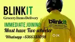 BLINKIT GROCERY DELIVERY PARTNER VACANCY