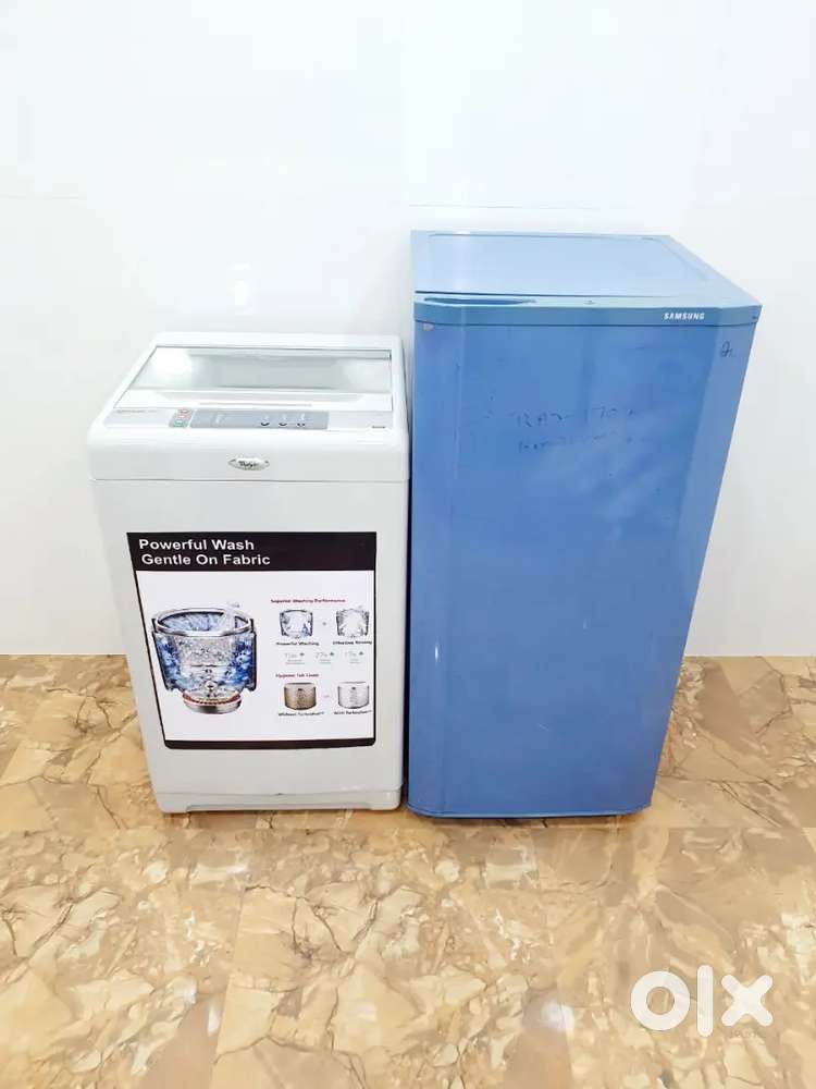 Compact Fridge-Washer Combo Unit