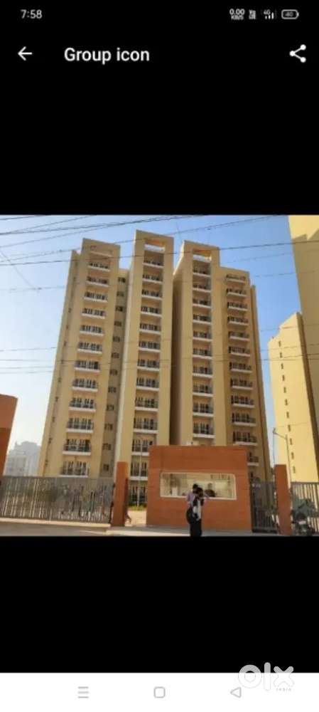 3 bhk semi furnished flat for sale