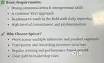 Marketing executive for bank job