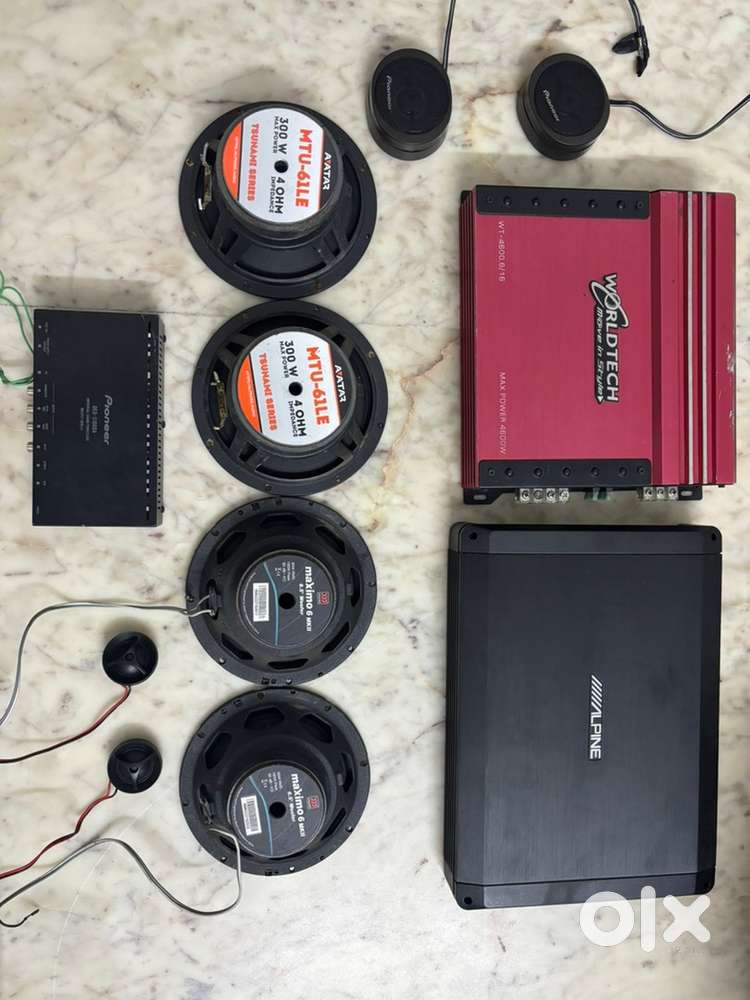Car Audio DSP speakers amplifer woofer tweeter DSP