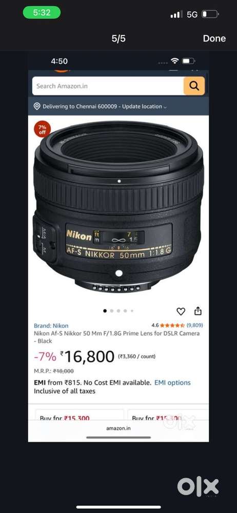 Nikon lens