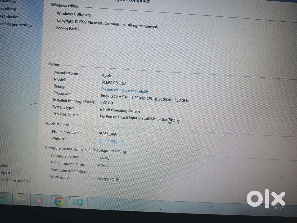 Sony viyo laptop ingood condition