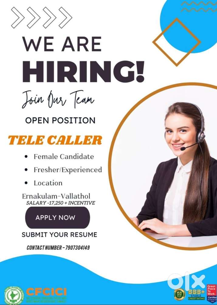 CFCICI need Tellecaller
