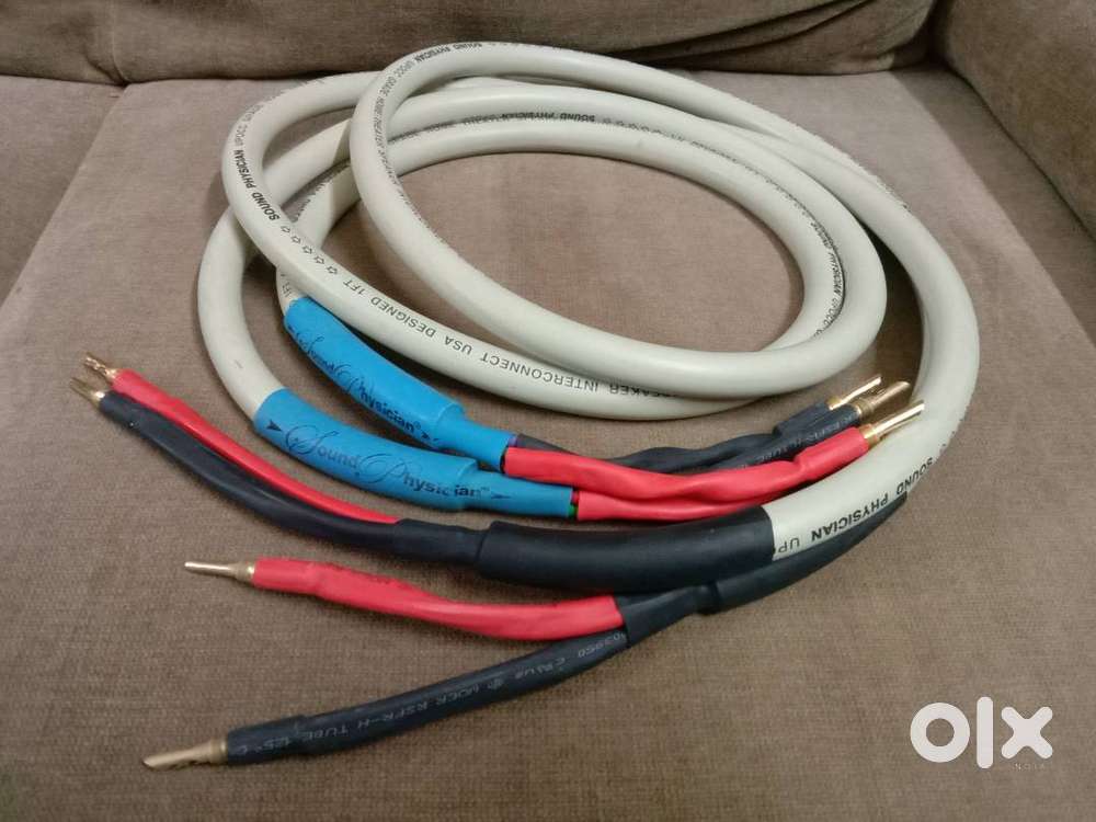 Atlas Sound Physician Bi-Wire Hi End Audiophile Speaker Cables USA UK