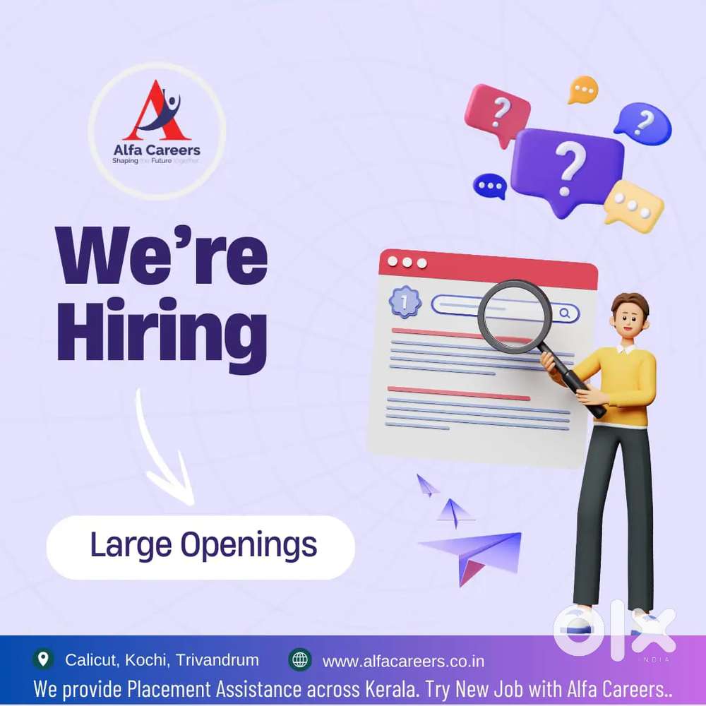 Freshers Openings in Calicut
