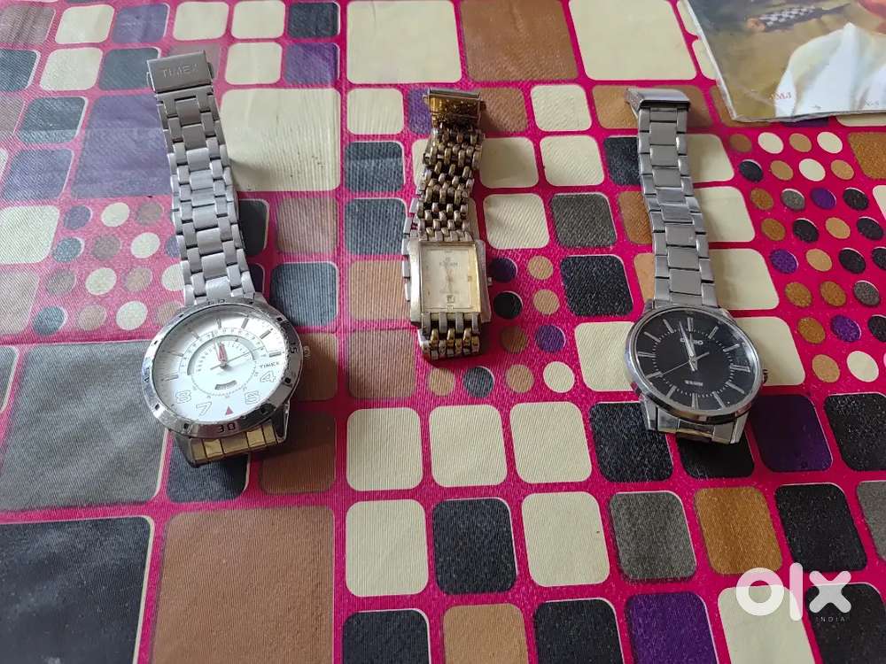 Titan watches 3 Nos. Good conditions