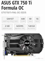 Asus Nvidia GeForce GTX 750ti Graphics Card