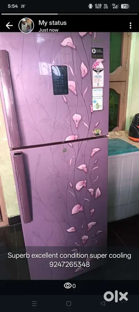 Samsung double door converterble inverter fridge