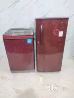 LG 190L Single Door Fridge, LG 7 kg Top Load Washing machine automatic