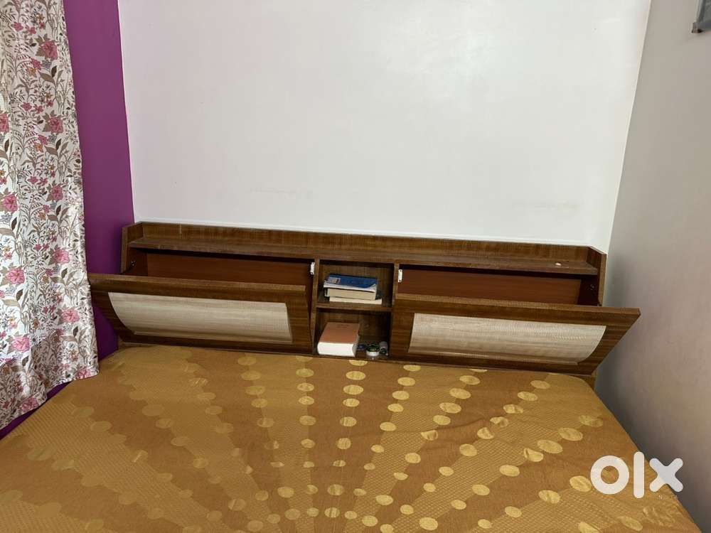 King size bed with mattress(6x7)