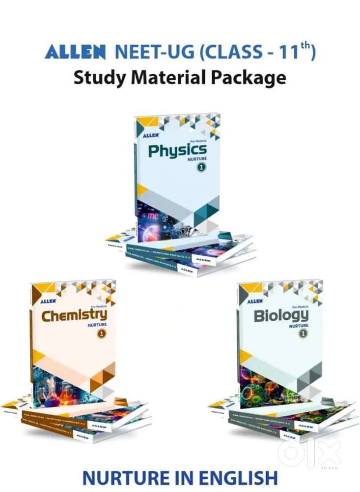 ALLEN NEET-UG STUDY MATERIAL PACKAGE for 11th  in English  Nurture