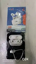 Urgent New boat box pack iphone charging cable ear buds