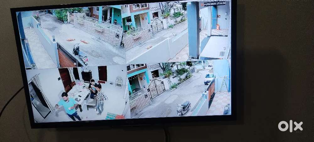 Smart-i Full Colvu with audio inbuilt 4 CCTV Camera Complete Set-up
