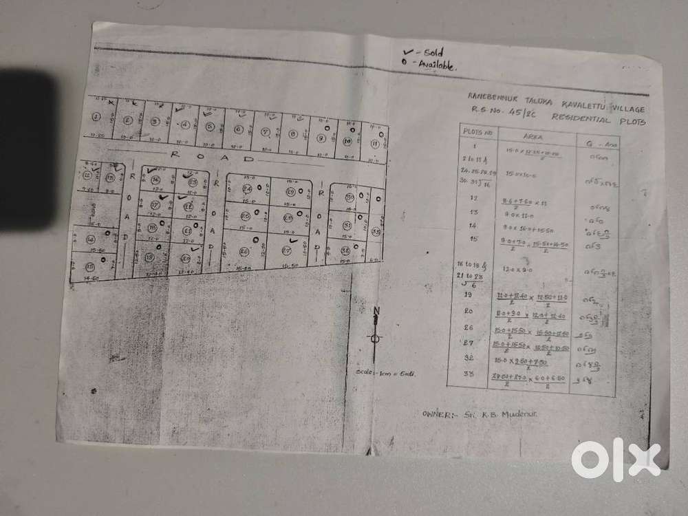 30*40 sites for sale in Kawalettu