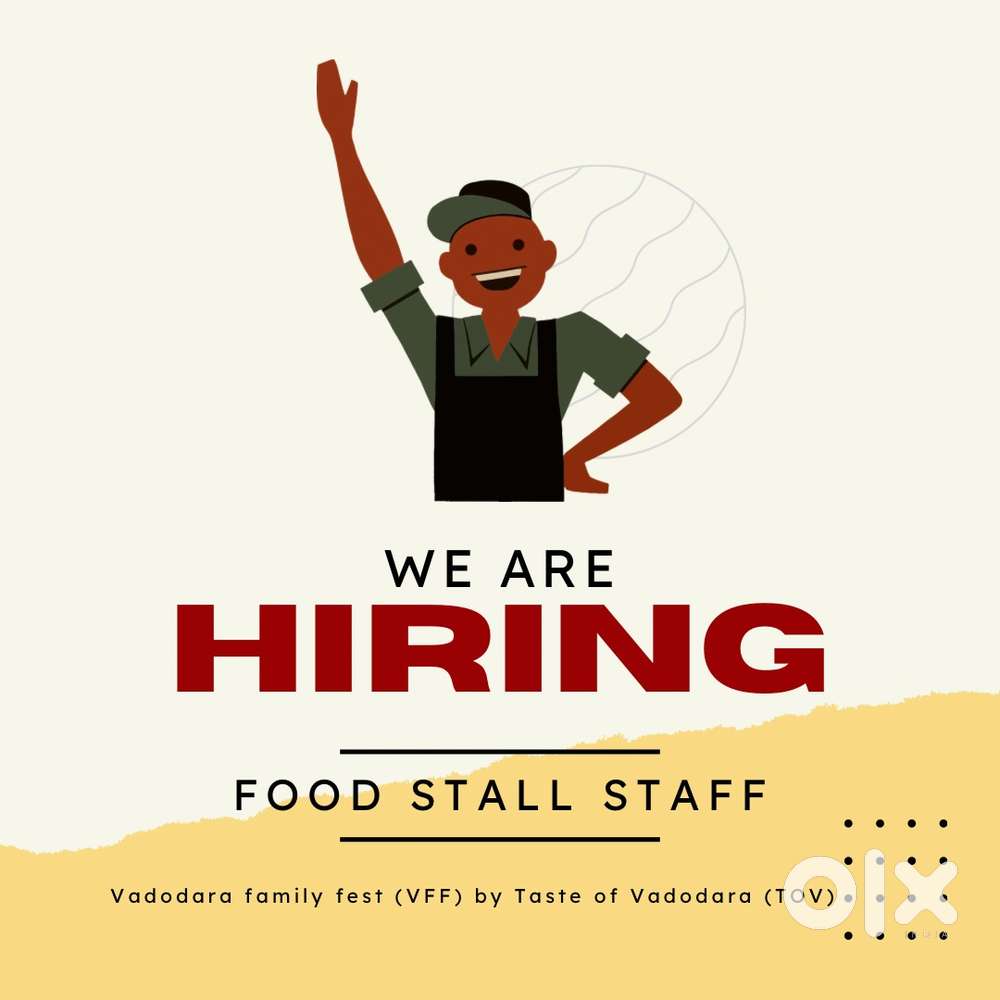 Need a Female at Vadodara Family fest (VFF)