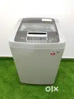 LG 6.2kg maroon and sliver top load fully automatic washing machine