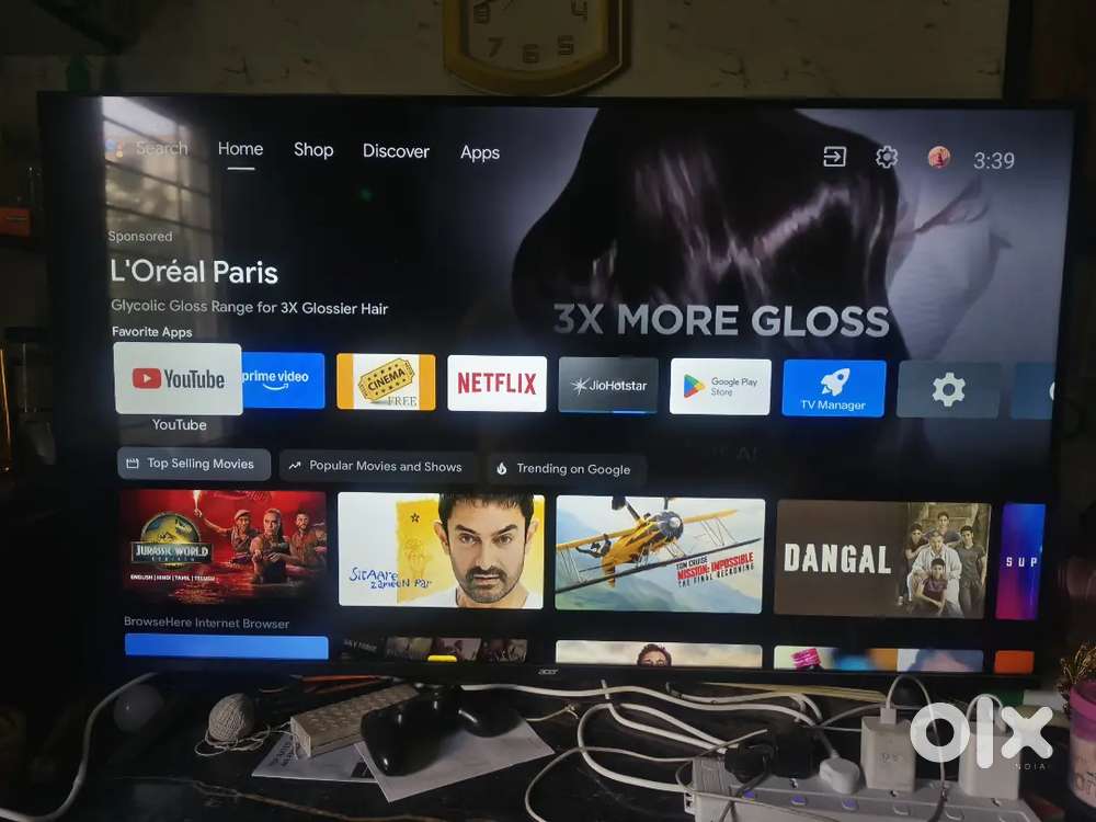 ACER 55 Inch 4K UHD SMART LED TV . just 1 year old