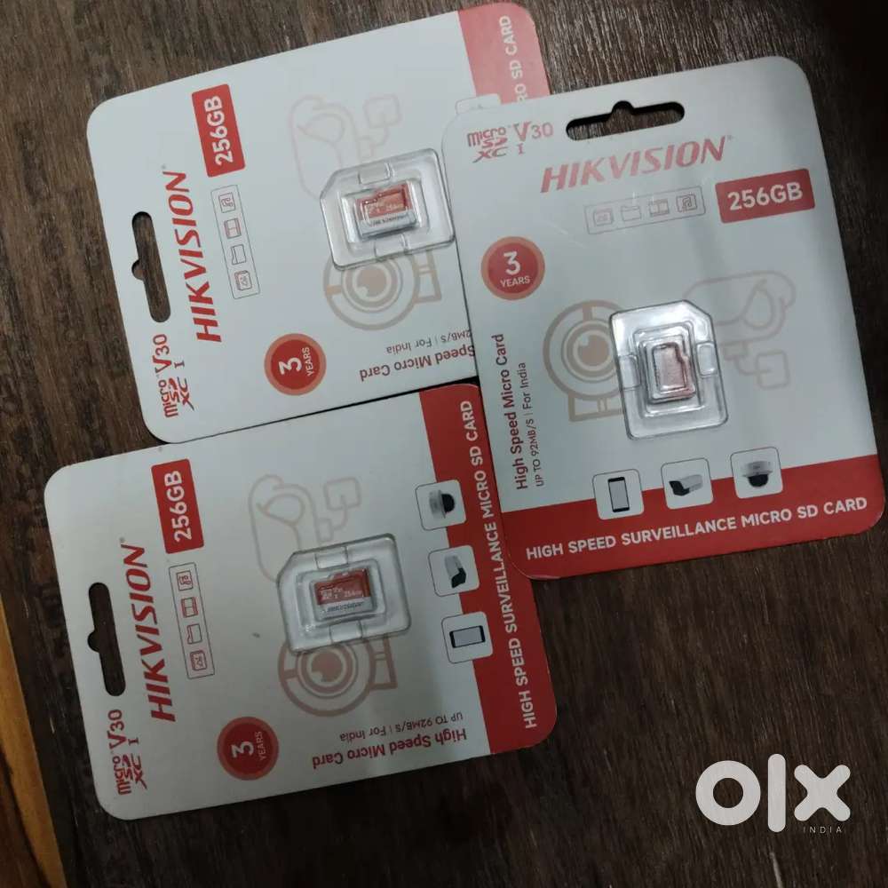 Hikvision 3 SD CARDS