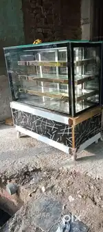 Cake display counter freezer