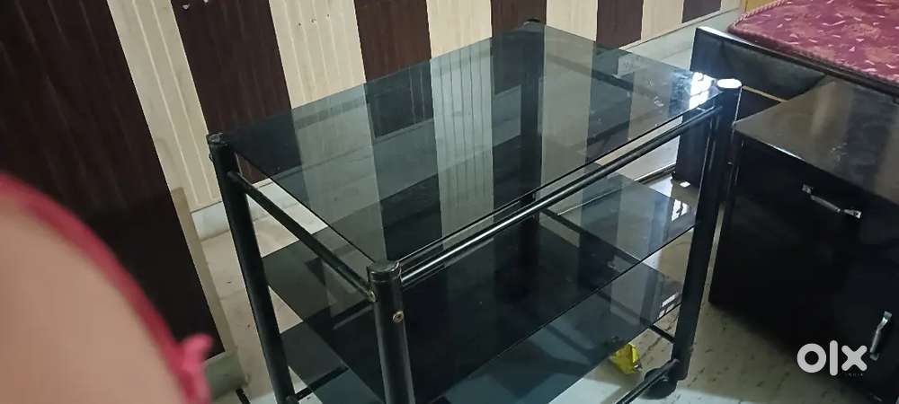 This is black trolley in good condition