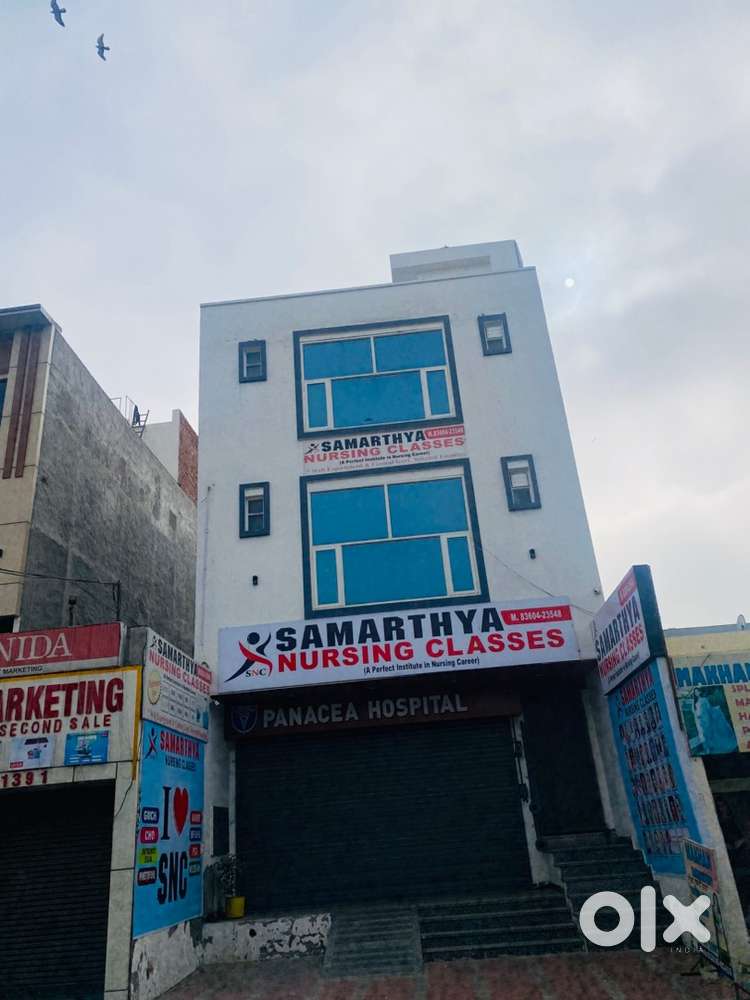 Well furnished coaching centre first floor on main Bhagu road for rent