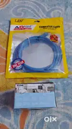 5-Way Ethernet port and 1 Ethernet cable