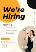 ** WE NEED FRESHER'S AND EXPERIENCE CANDIDATES AVAILABLE IN OUR OFFICE