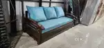 Teakwood sofa cumbed
