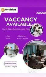 Vacancy available