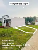 Railway line ke pass Shubhas nagar budhi balaghat plot size 45*35