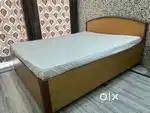 Soild Bed in Excellent condition with Mattress