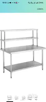 Commercial fruitjuice working table 2 nos