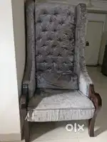 Maharaja chair pair. {2 chair}