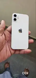 iphone 12 mini white 85bh with boxe and charger