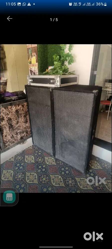 Dj box with amplifier