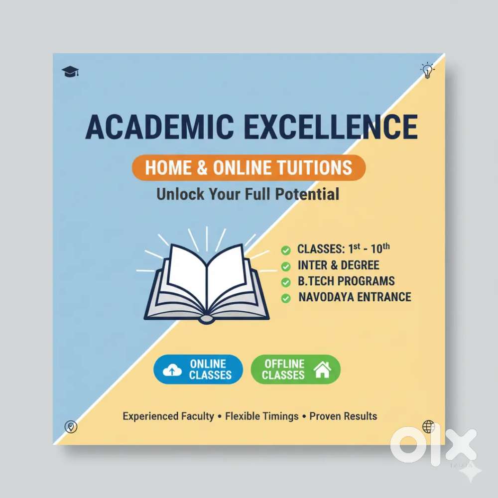 Tuitions avilable for all classes.. Online & Offline