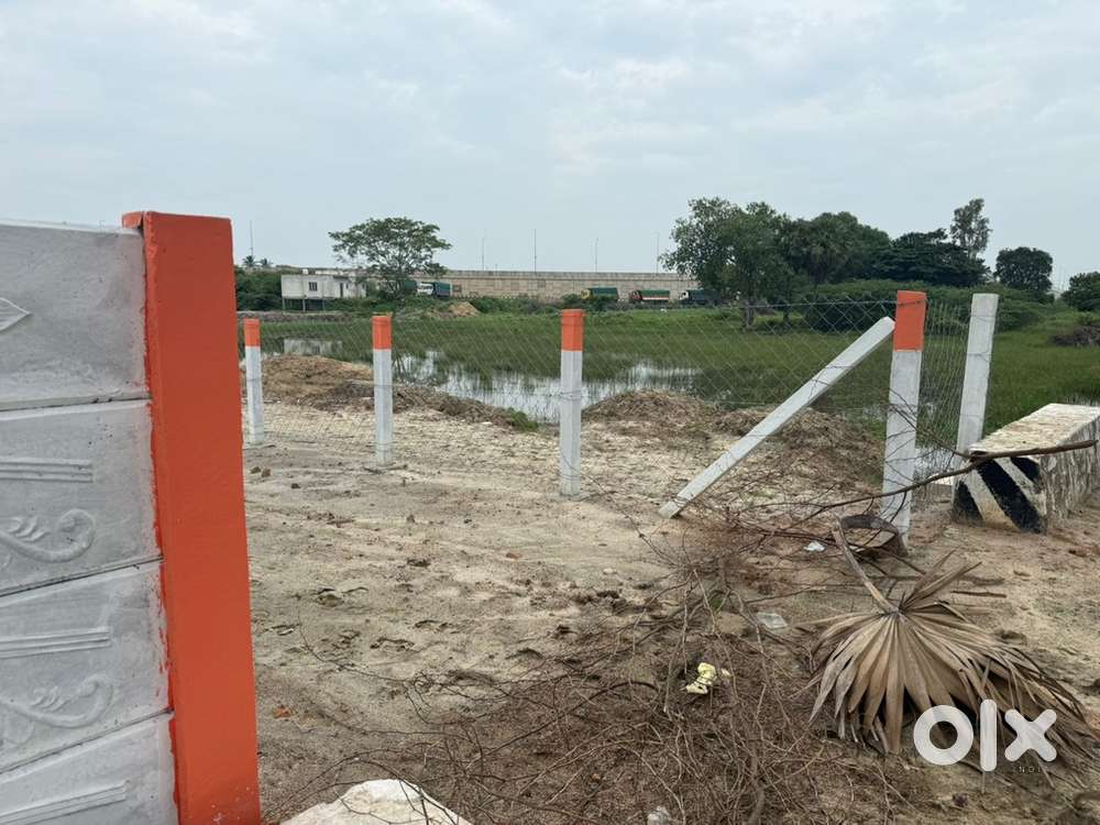 Commercial in 80 feet road with fencing and land filling