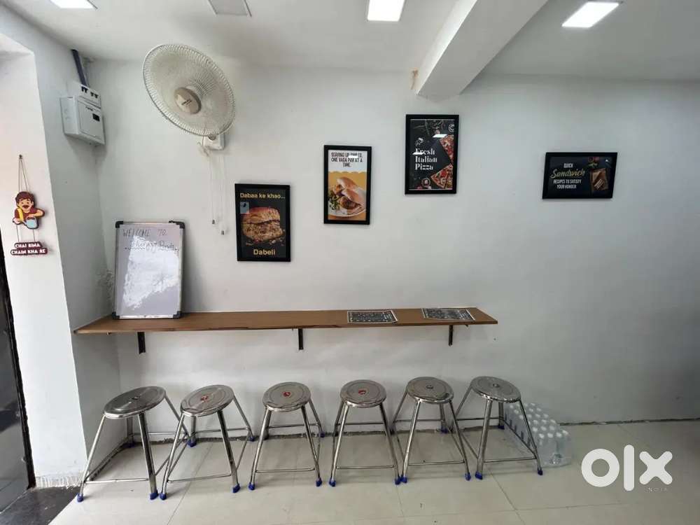 Running Fast food shop with complete set up