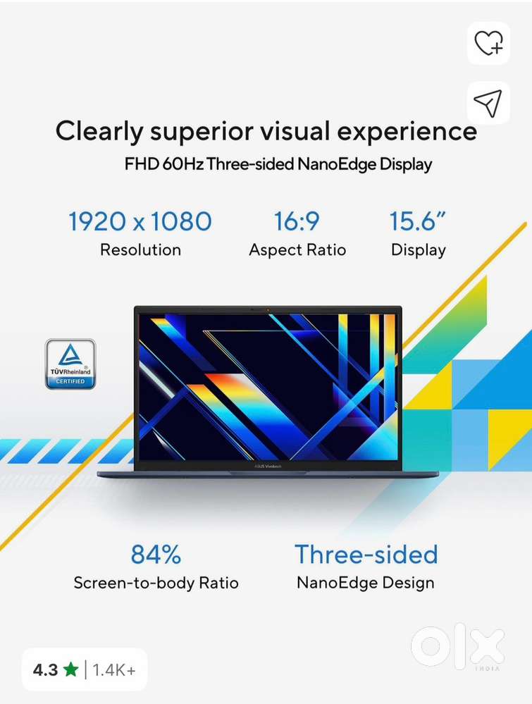 Asus vivobook 14 -just 2 day used