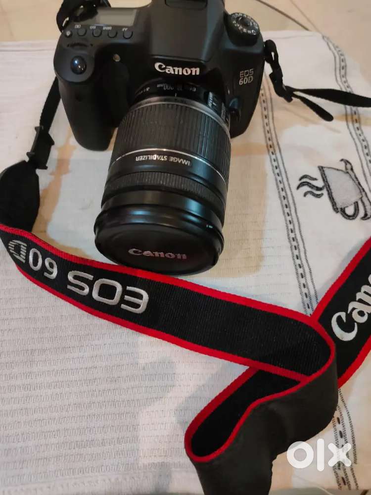 Canon 60D with(1 lense 50mm) (2 lense EF-S 18-200 mm)