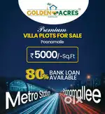 Poonamallee Villa Plots for Sale Near school
